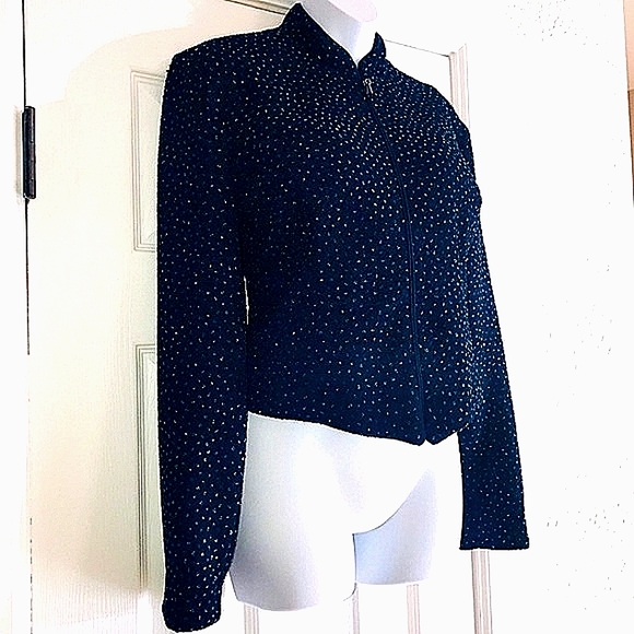 VINTAGE RHINESTONE Jessica Howard  Bolero/Jacket12 - Picture 5 of 8